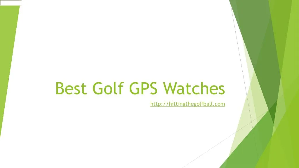 best golf gps watches
