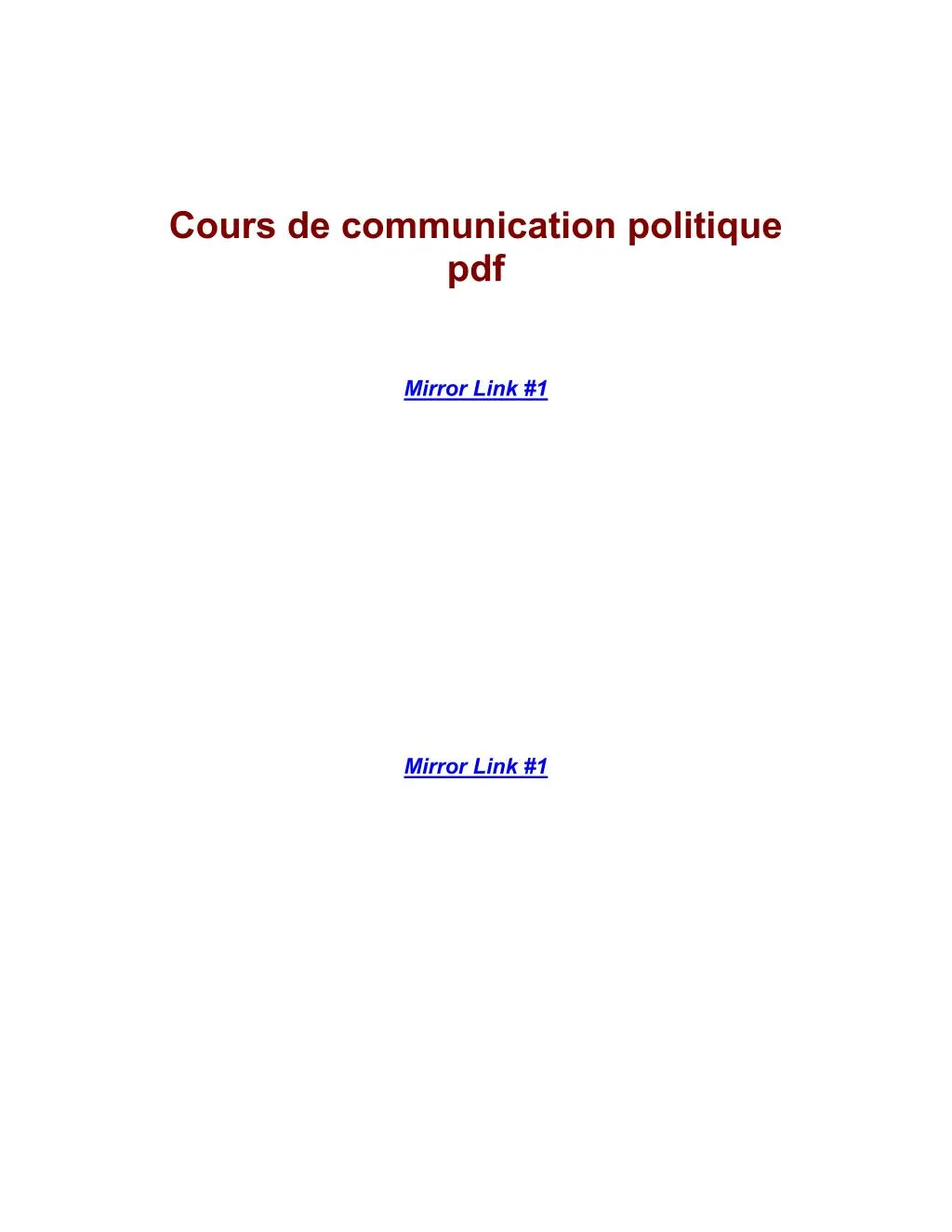cours de communication politique pdf nuke those