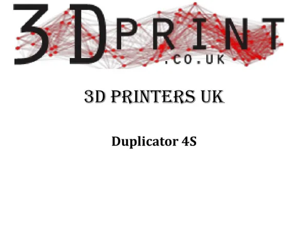 3d printers uk