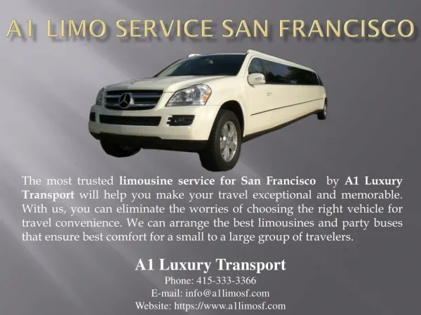 A1 Limo Service San Francisco