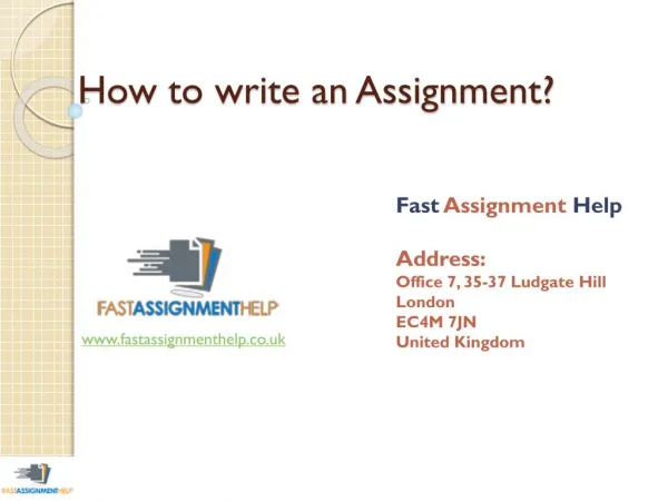 Definitive Guide - How to write an assignment