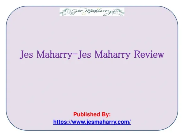 Jes Maharry Review