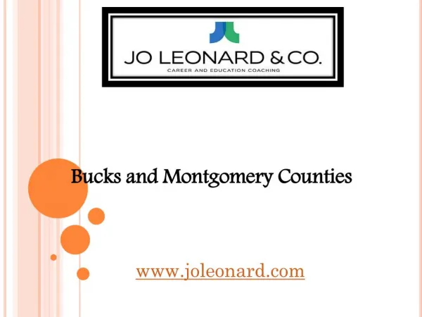 Bucks and Montgomery Counties - joleonard.com
