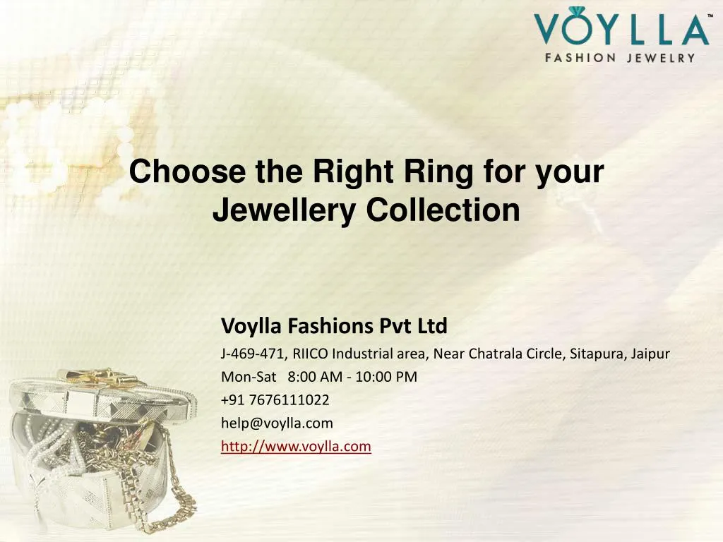 choose the right ring for your jewellery collection