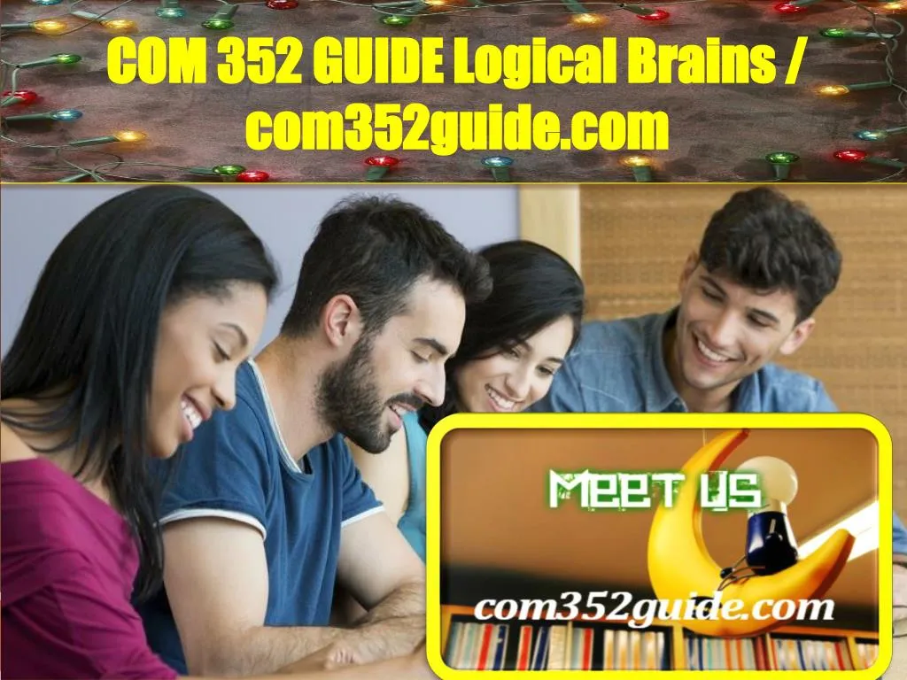 com 352 guide logical brains com352guide com