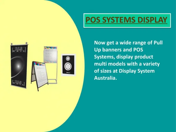 Different Types of POS System Displays
