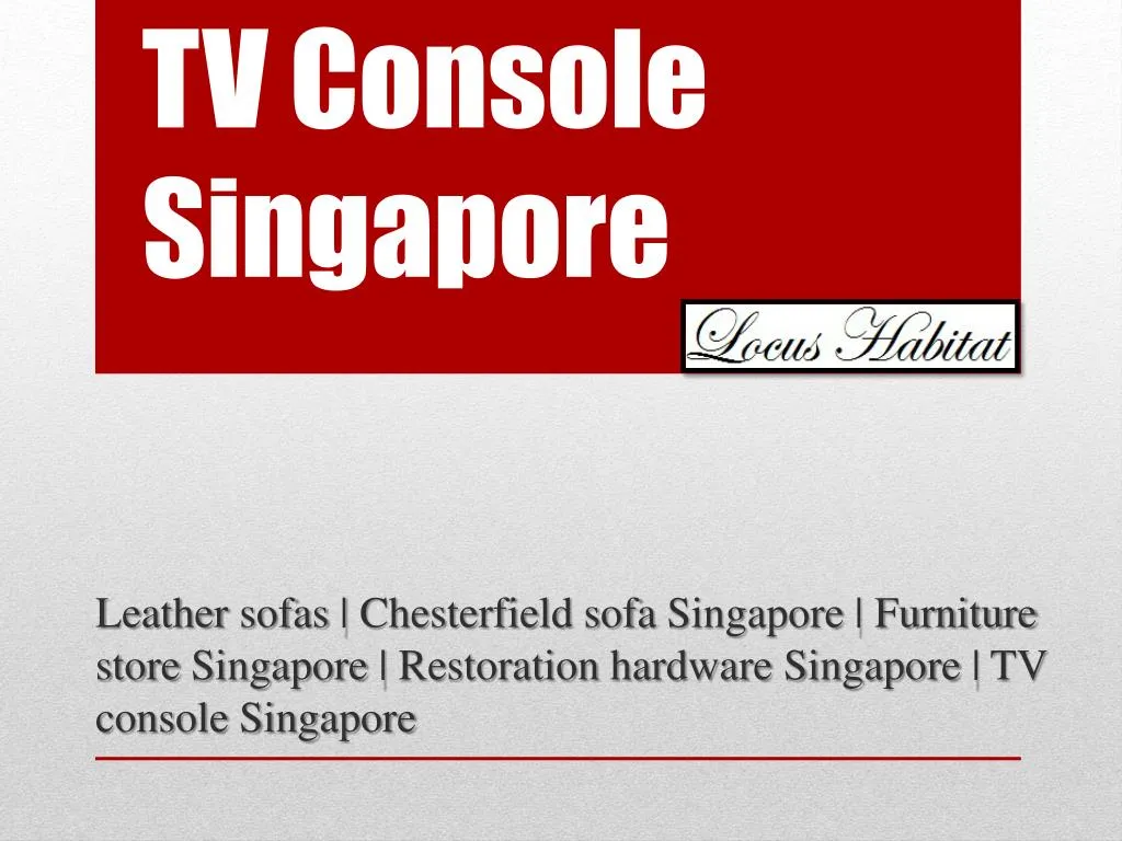 tv console singapore