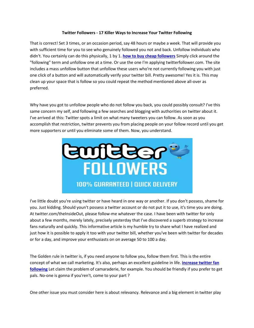 twitter followers 17 killer ways to increase your
