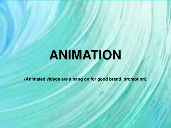 DEVELOP YOUR EXPERTISE IN THE FIELD OF ANIMATION