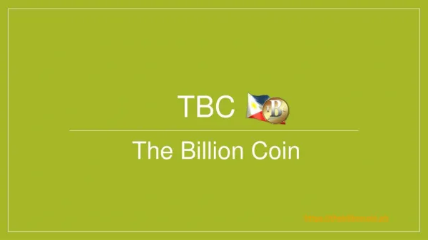 TBC - The Billion Coin - Buy & Sell