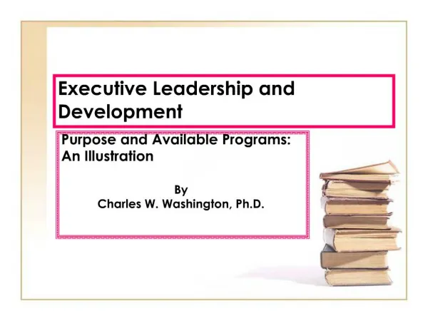 Executive Leadership and Development