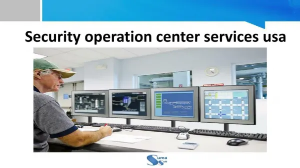 Security Operation Center Services USA - Suma Soft