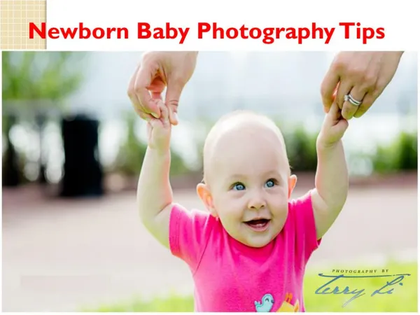 Newborn Baby Photography Tips