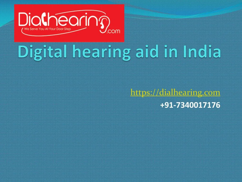 digital hearing aid in india