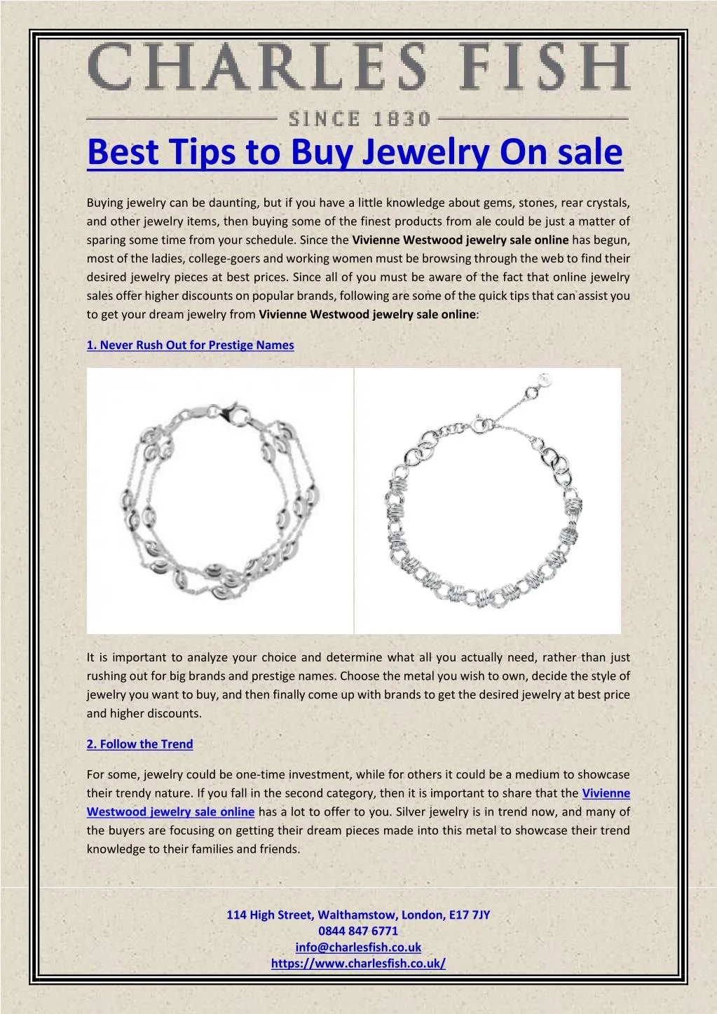 best tips to buy jewelry on sale