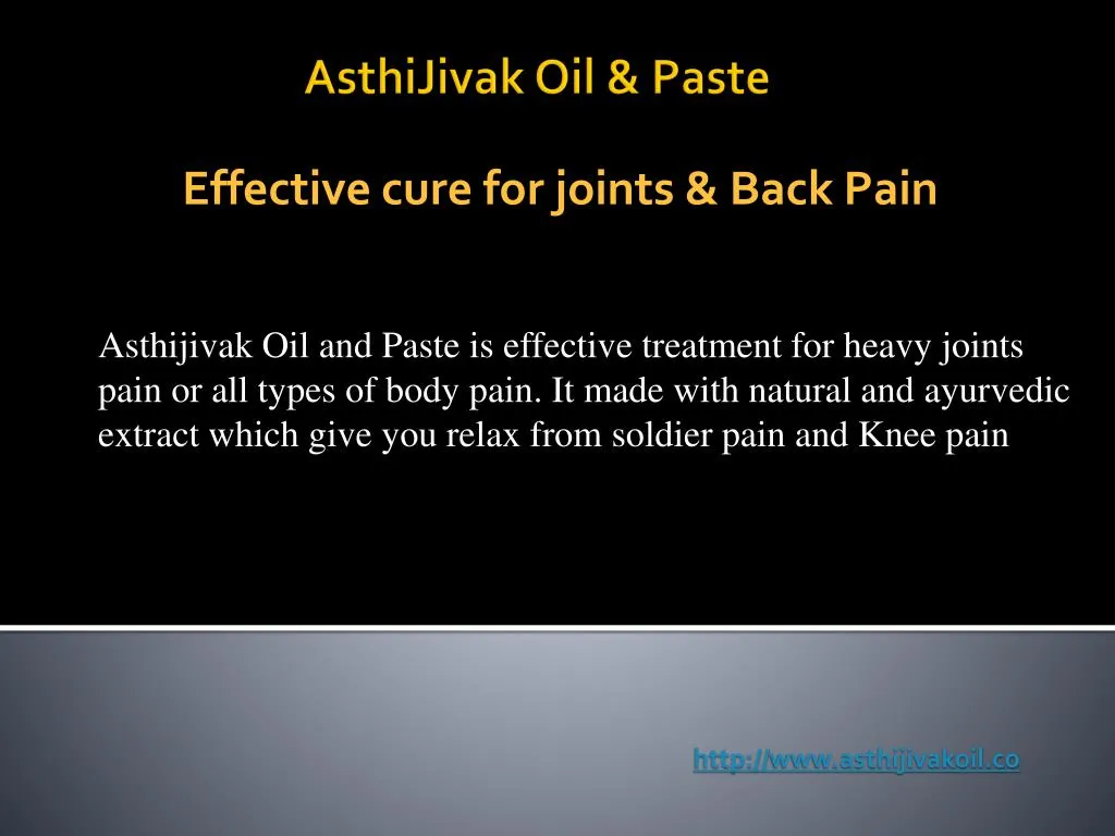asthijivak oil paste