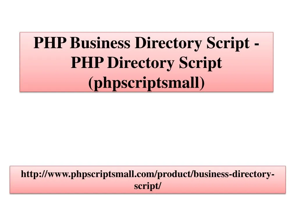 php business directory script php directory script phpscriptsmall