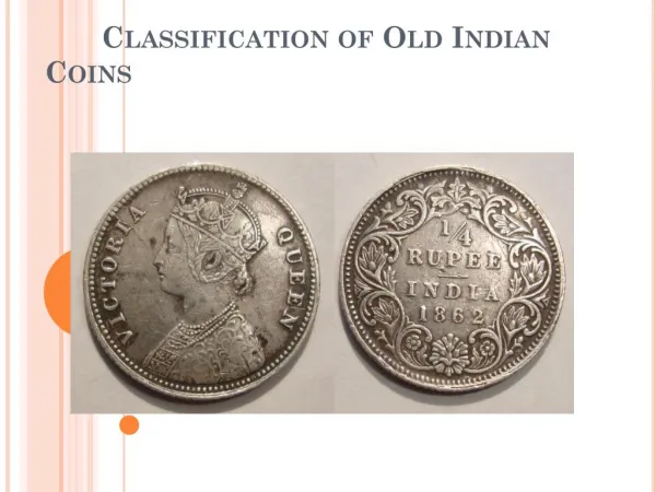 Classification of Old Indian Coins