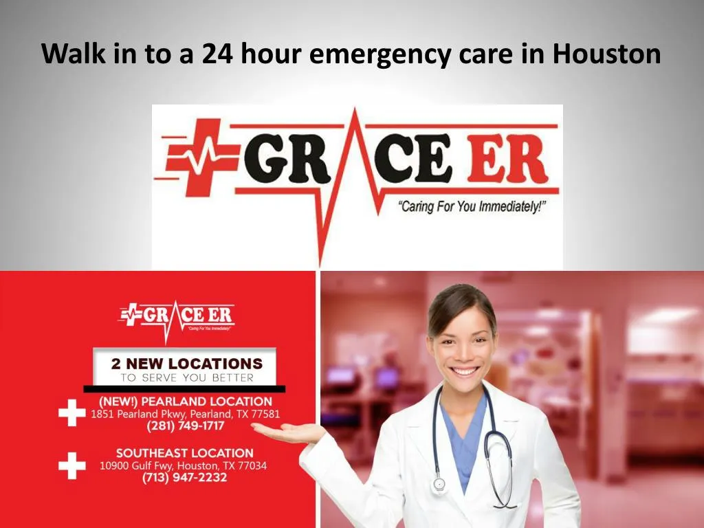 walk in to a 24 hour emergency care in houston