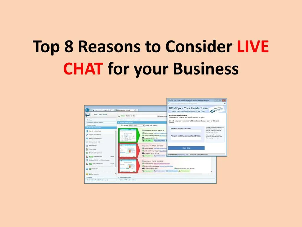 top 8 reasons to consider live chat for your