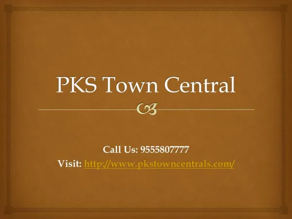 PKS Town Central commercial Space Noida Extension