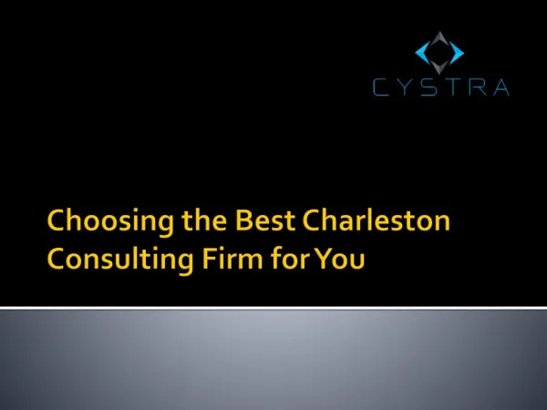 Choosing the Best Charleston Consulting Firm for You