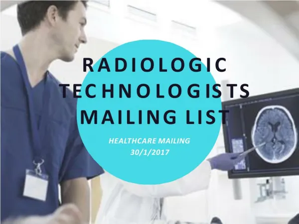 Radiologic Technologists Mailing List
