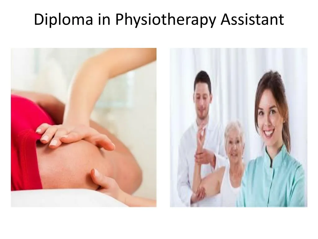 diploma in physiotherapy assistant