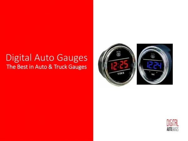 Digital Clock Gauge for Trucks and Cars | digital clock for car | car digital clock