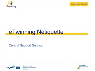 ETwinning Netiquette - slide 1