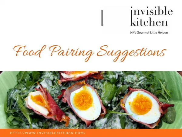 Invisible Kitchen | Food Pairing Suggestions