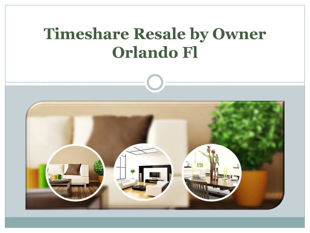 timeshare resale by owner orlando fl