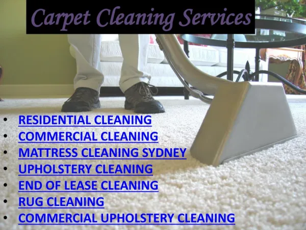 Best Commercial & Residential Cleaners Sydney