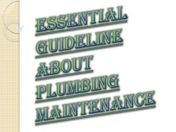 High Priority or Professional Plumbing for your Maintenance