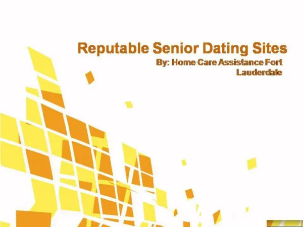 Reputable Senior Dating Sites
