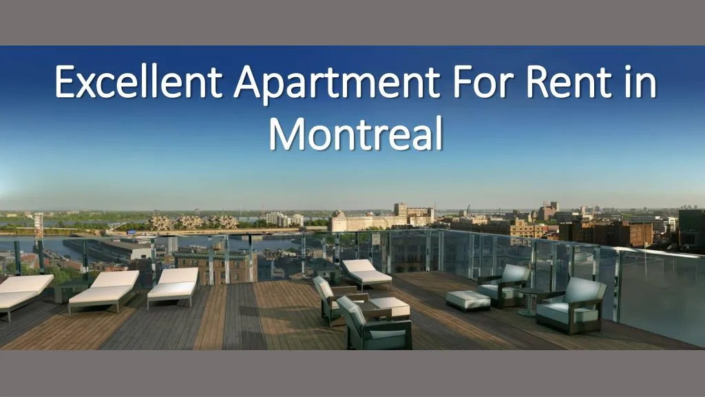 excellent apartment for rent in montreal