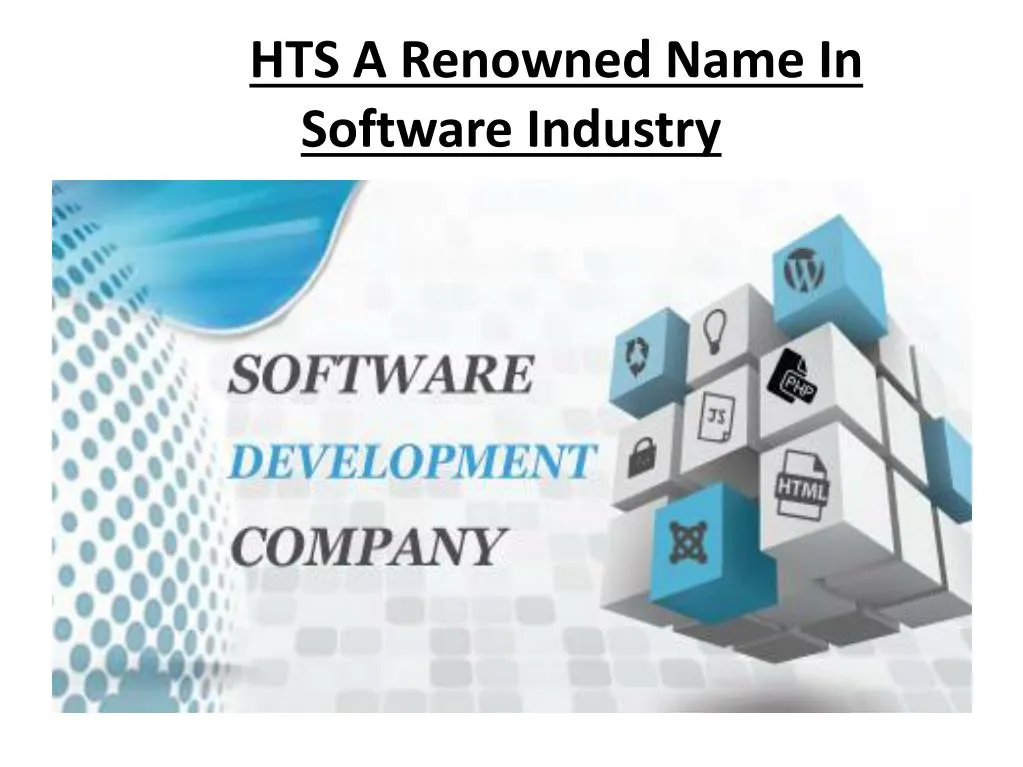 hts a renowned name in software industry