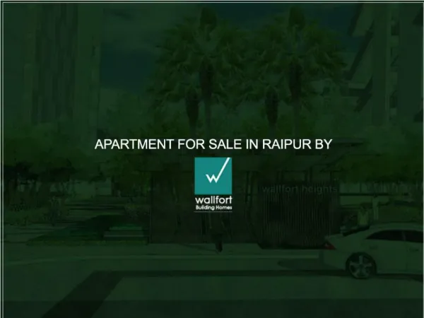 Apartment for sale in raipur