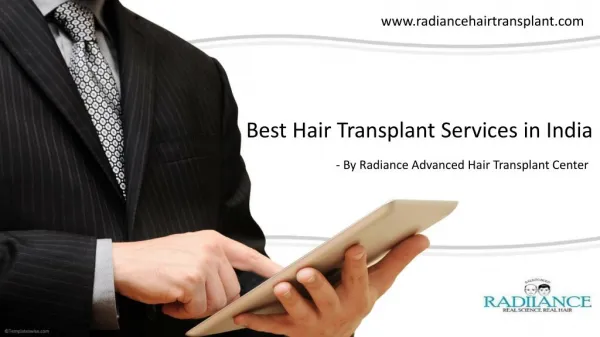 Best Hair Transplant Surgeon In India | Radiiance Hair Transplant Center