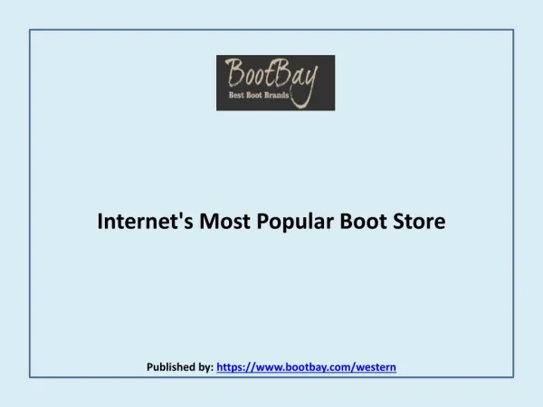 Internet's Most Popular Boot Store
