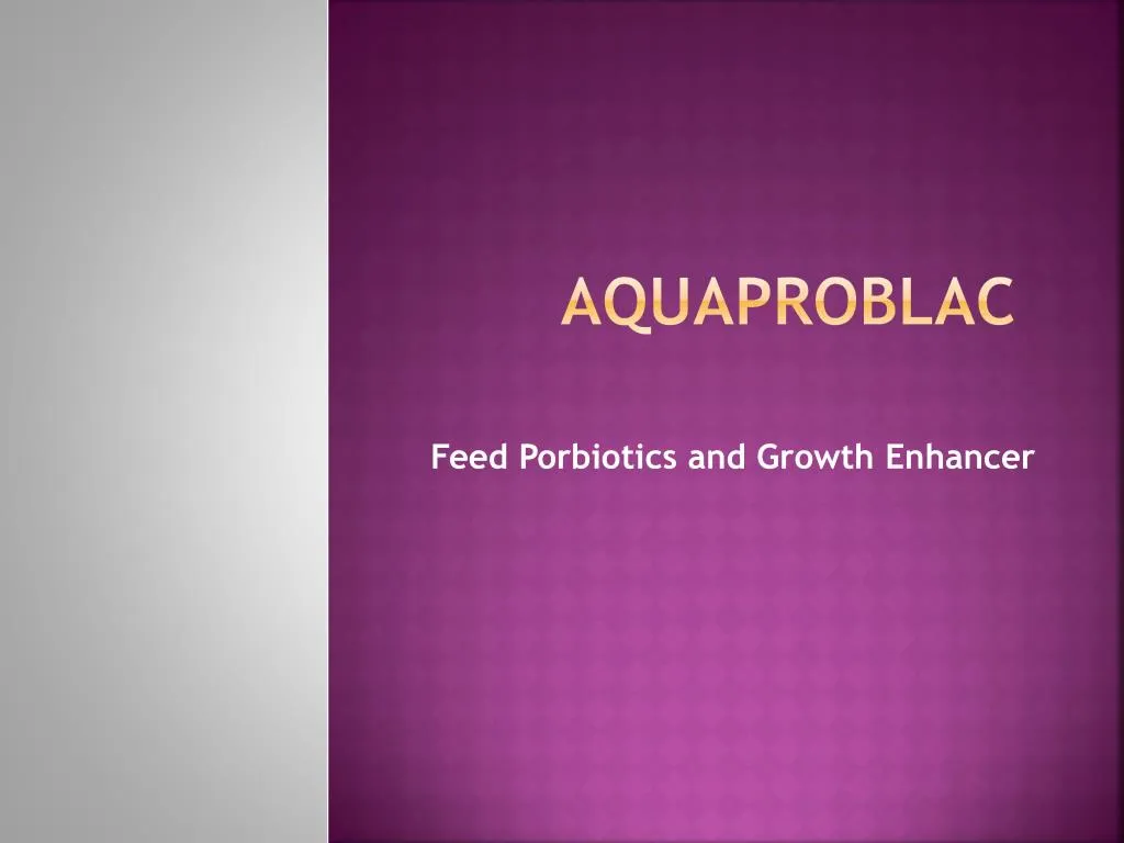 aquaproblac