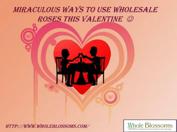 Wholesale Roses Online - www.wholeblossoms.com