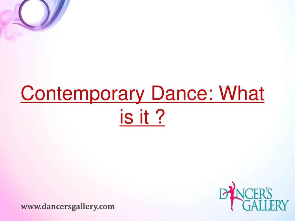 contemporary dance what is it