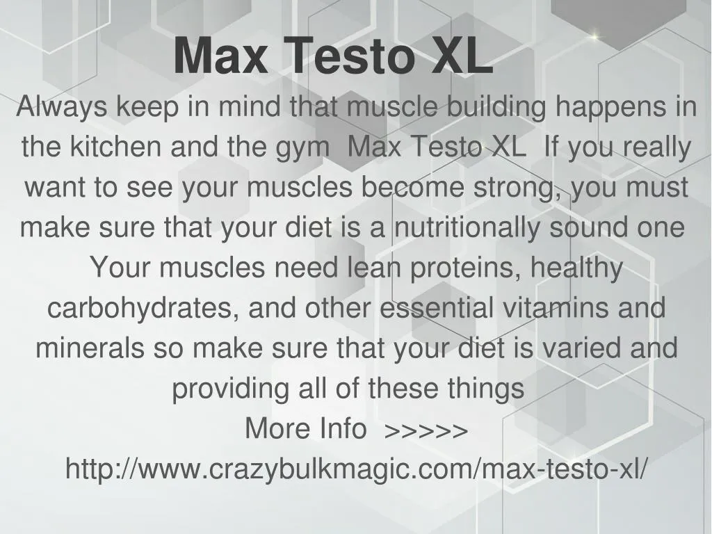 always keep in mind that muscle building happens