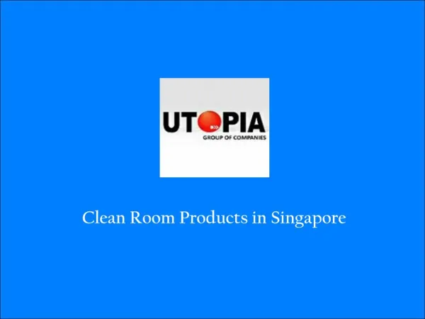 Cleanroom Products and Equipment