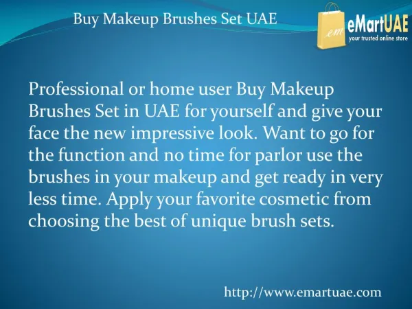 Buy Makeup Brushes Set UAE
