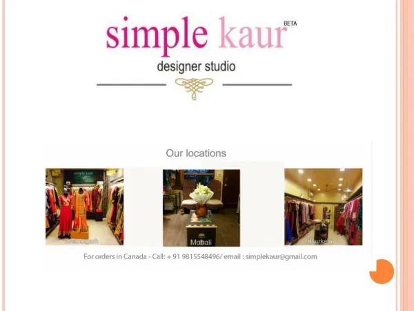 Kaur's Boutique chandigarh | Kaur boutique Chandigarh | boutiques in chandigarh