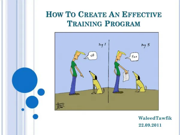 How To Create An Effective Training Program