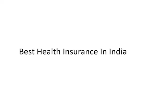 Health Insurance Company works