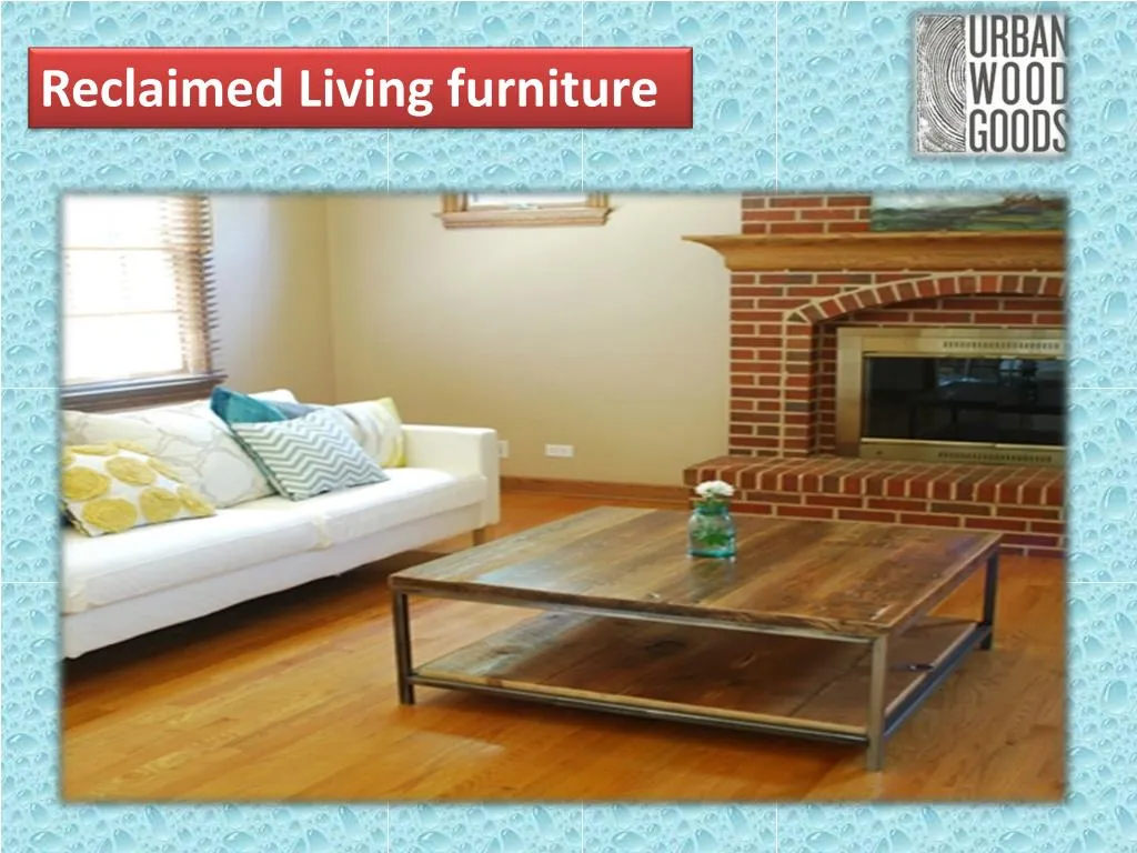 reclaimed living furniture